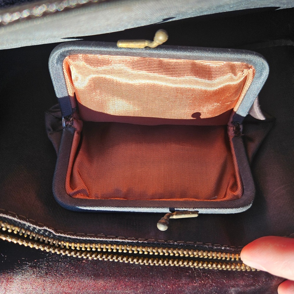 Brown hand bag vintage - Picture 9 of 9